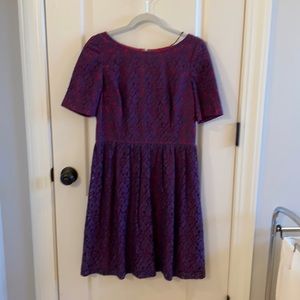Purple and Pink lace dress. Size 10